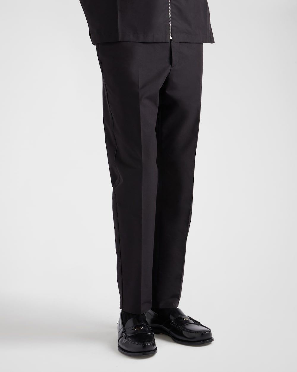 PRADA Classic Black Trousers for Men - Perfect for SS25