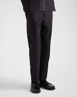 PRADA Classic Black Trousers for Men - Perfect for SS25