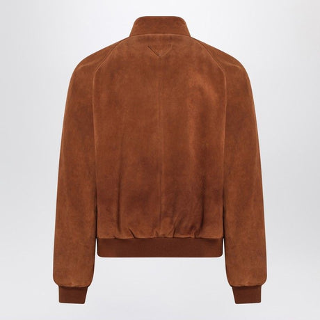 PRADA Suede Bomber Jacket for Men