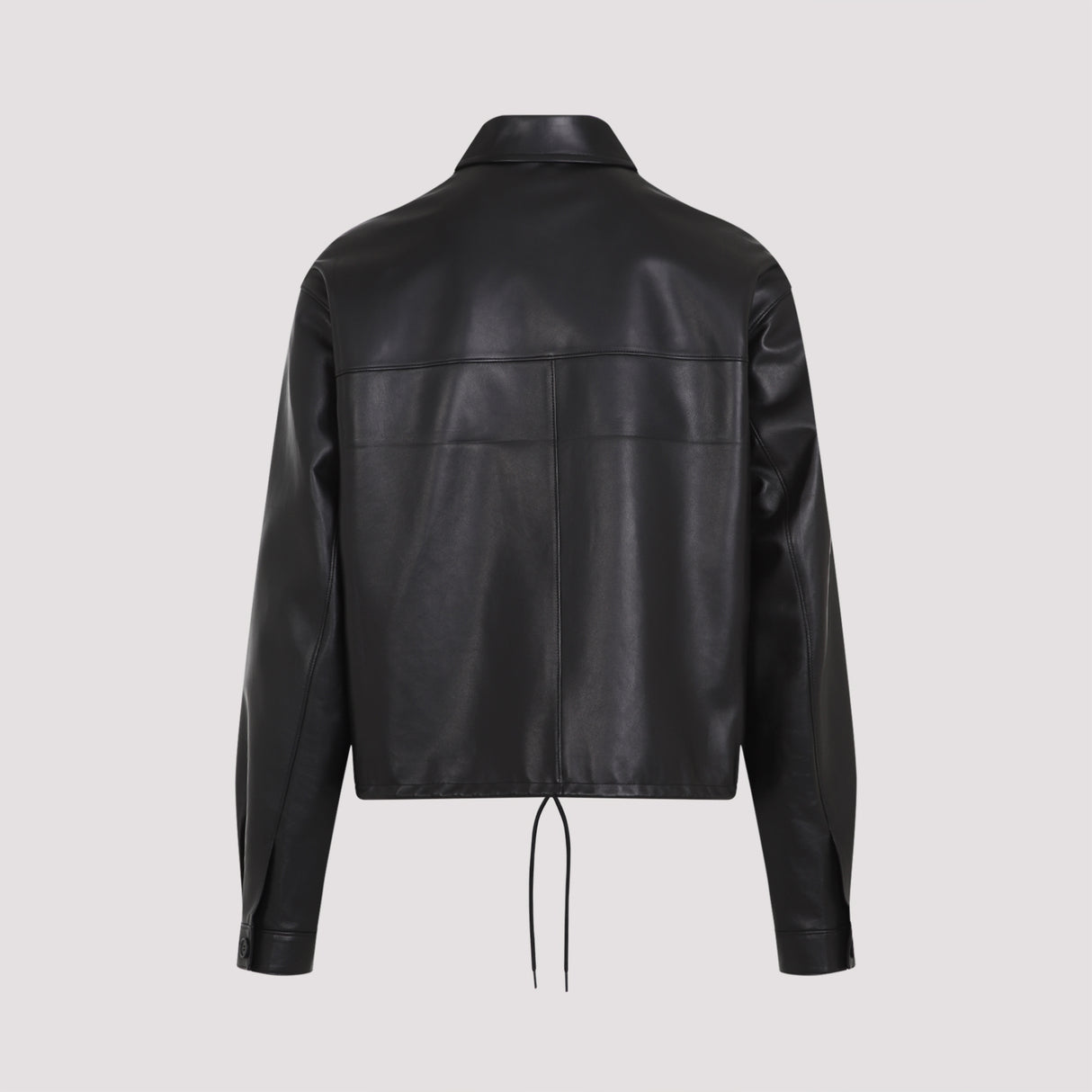 PRADA Men's Classic Lamb Leather Jacket - SS25 Collection