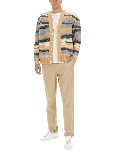 MISSONI Men's 100% Wool Cardigan - Size 50