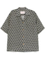 VALENTINO Linen V Shirt for Men