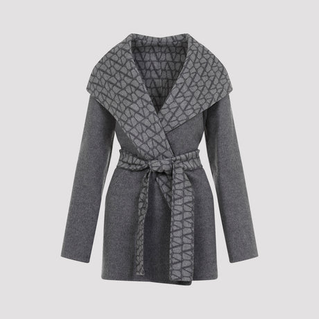 VALENTINO Chic Wool & Silk Jacket for Women