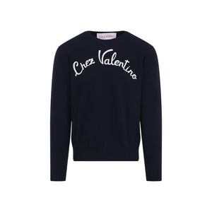 VALENTINO Elegant 100% Virgin Wool Sweater for Men