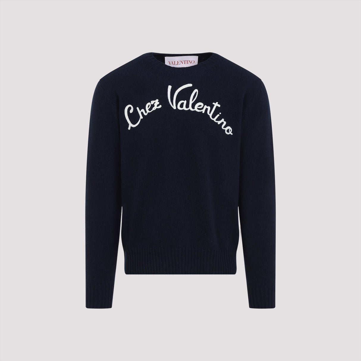 VALENTINO Elegant 100% Virgin Wool Sweater for Men