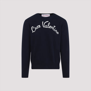 VALENTINO Elegant 100% Virgin Wool Sweater for Men