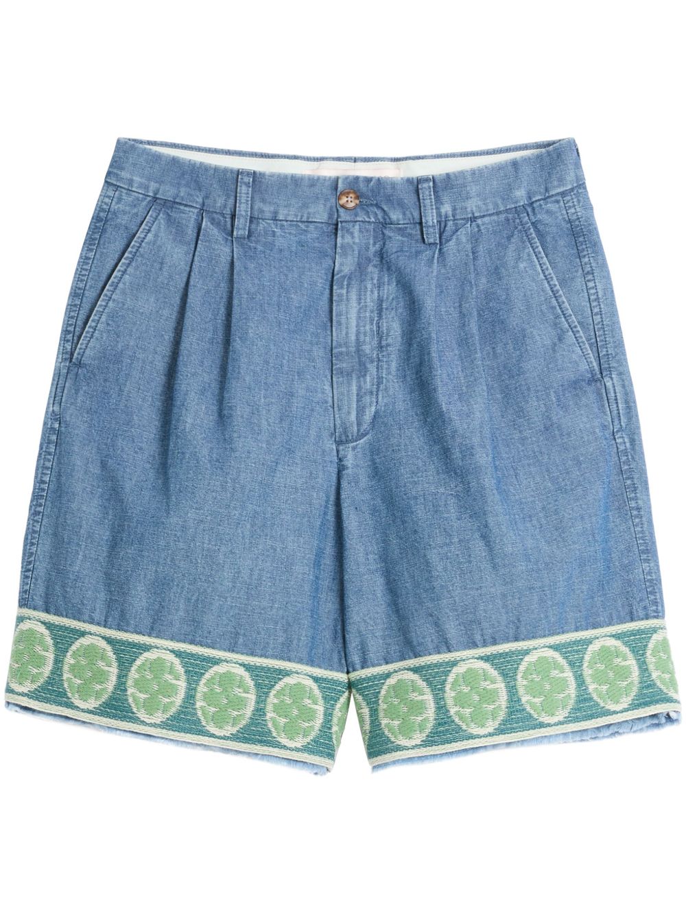 VALENTINO Denim Cotton Shorts