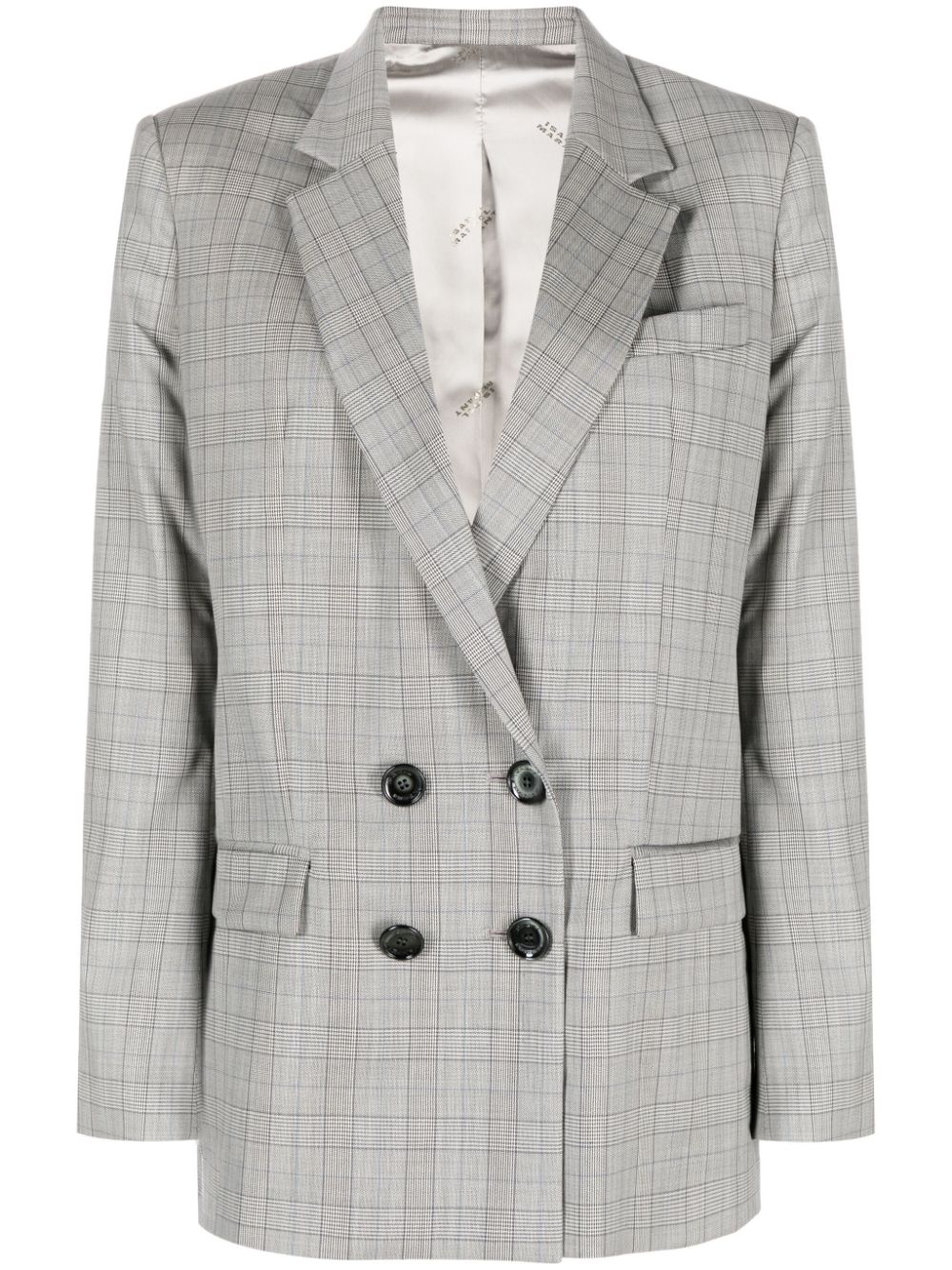 ISABEL MARANT Timeless Wool Plaid Blazer