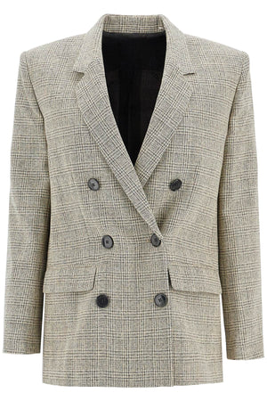 ISABEL MARANT Elegant Checkered Wool Blazer