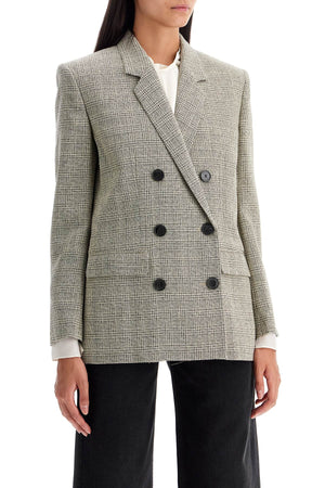 ISABEL MARANT Elegant Checkered Wool Blazer