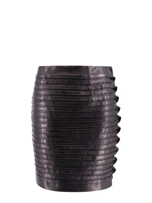 VERSACE Leather Skirt