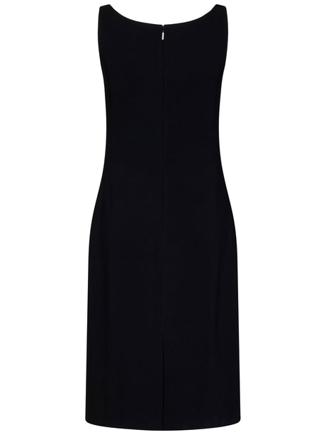 VERSACE Elegant Midi Dress with Iconic Medusa Details