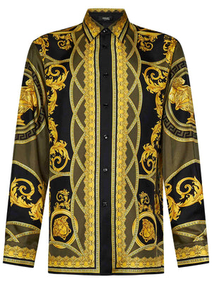 VERSACE Silk Printed Shirt for Men - 24W Season