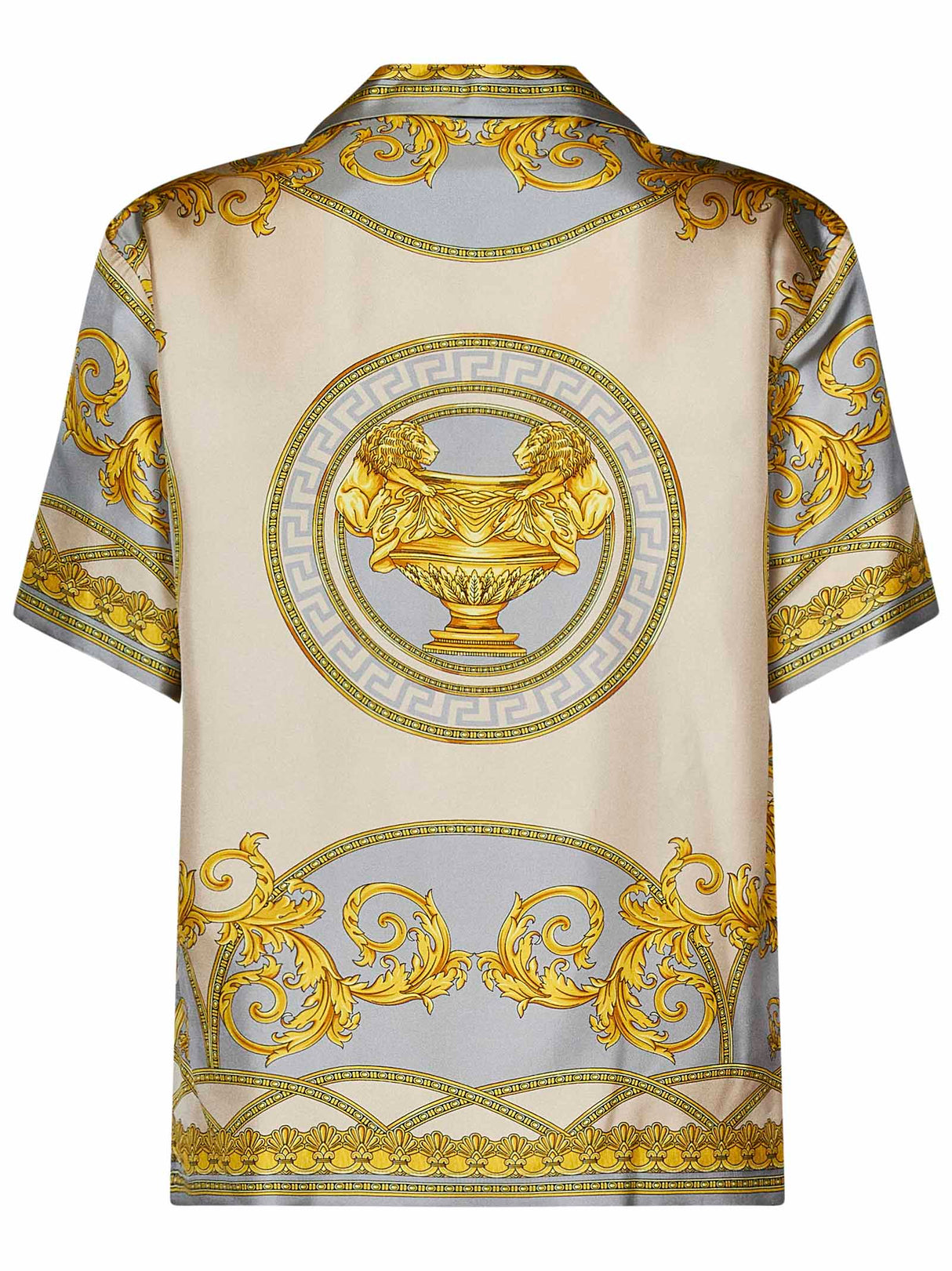 VERSACE Men's Silk Mini Shirt - Spring Summer 25