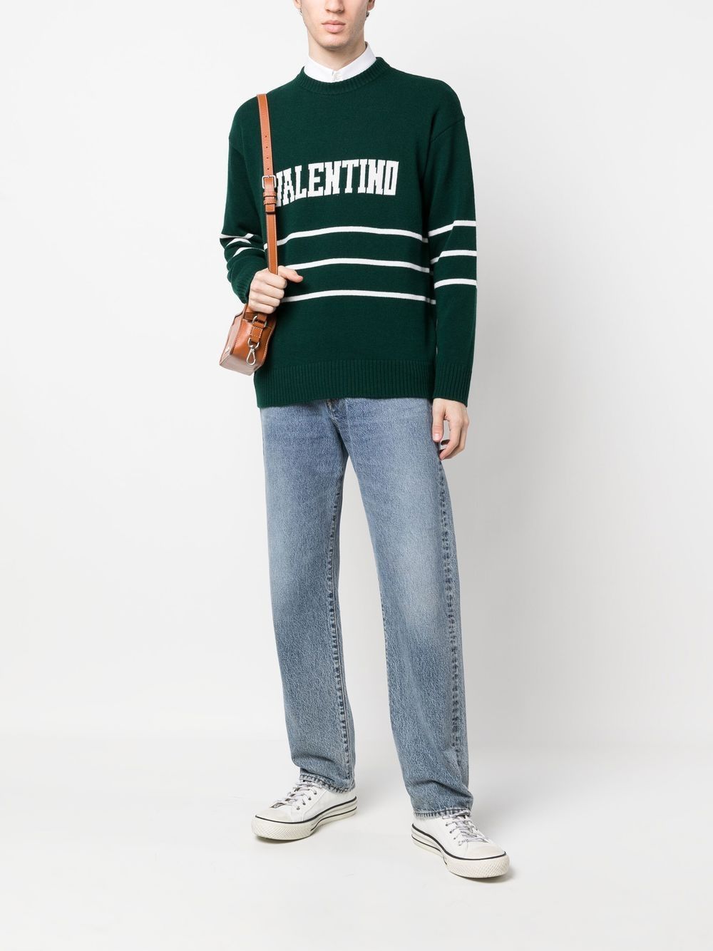 VALENTINO Regular Fit Knit Sweater for Men