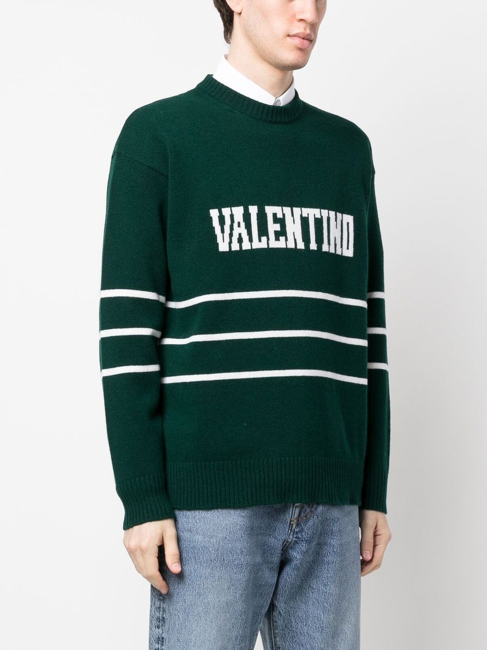 VALENTINO Regular Fit Knit Sweater for Men