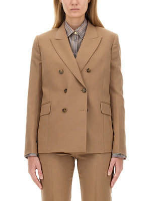 PAUL SMITH Double-Breasted Wool Jacket - Regular Fit