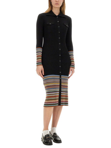 PAUL SMITH Elegant Knit Dress - Size S