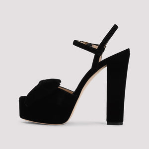 TOM FORD Velvet Platform Sandals for Women