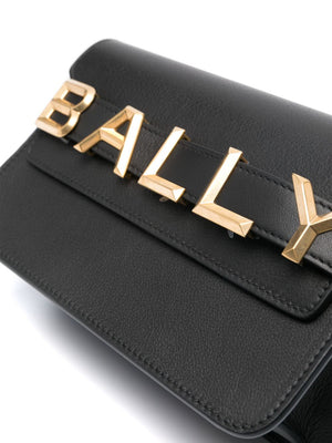 BALLY おしゃれな24SSレディースショルダーバッグ - ブラック＆ゴールド