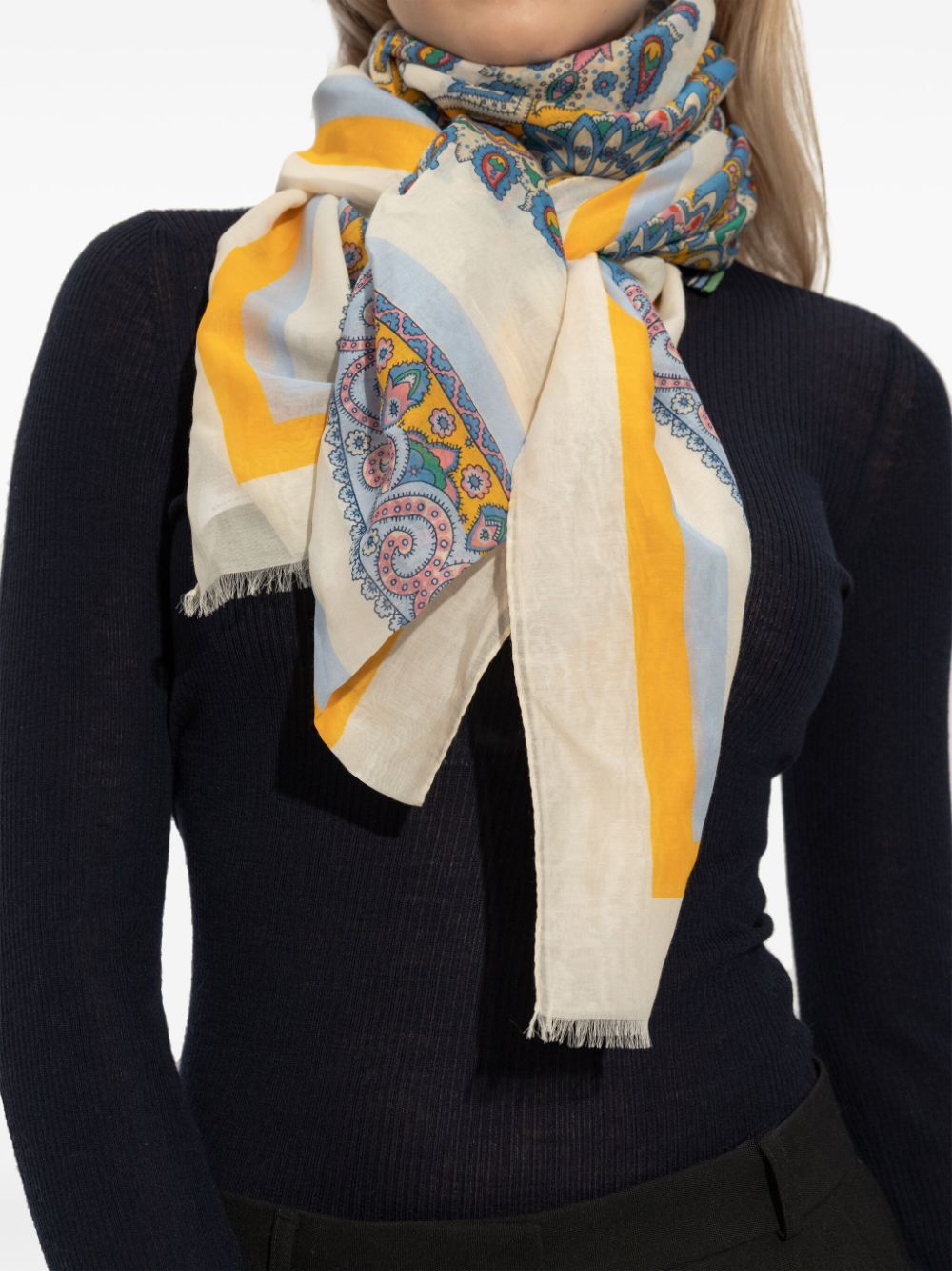 ETRO Amebas Print Scarf - Women's Fashion Accessory