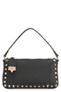 VALENTINO Mini Pebbled Leather Crossbody Handbag with Decorative Studs