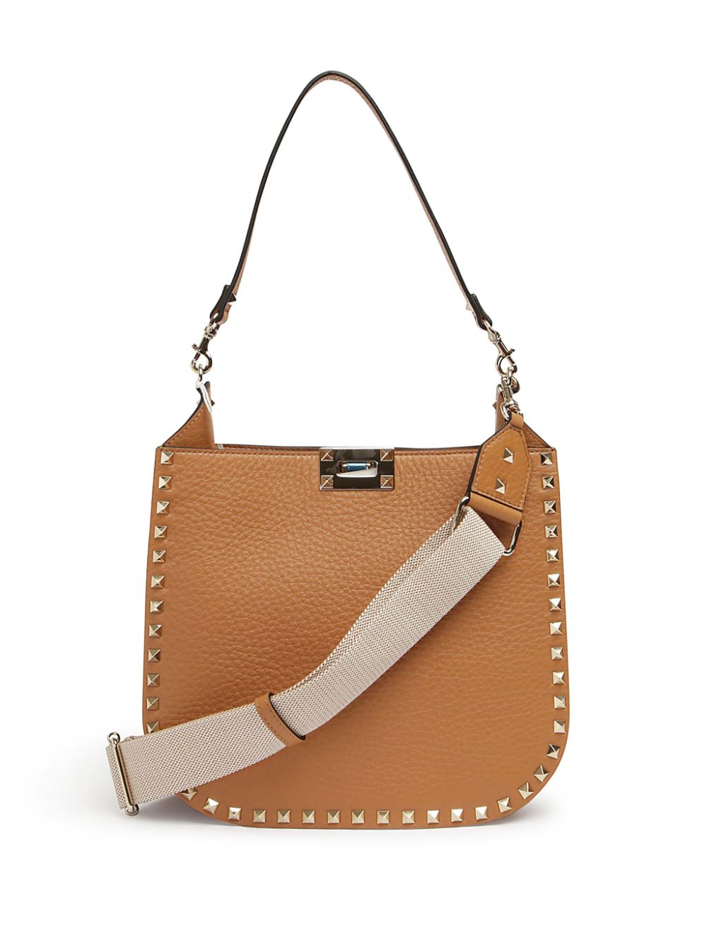 VALENTINO GARAVANI Rockstud Hobo Handbag with Detachable Strap - Women’s Fashion Accessory