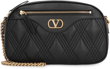 VALENTINO Mini Lamb Quilted Leather Shoulder Handbag