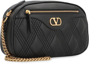 VALENTINO Mini Lamb Quilted Leather Shoulder Handbag