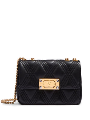 VALENTINO GARAVANI Mini Leather Quilted Shoulder Handbag