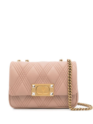 VALENTINO GARAVANI Mini Leather Quilted Shoulder Handbag