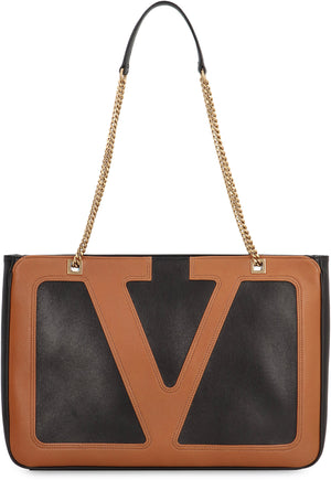 VALENTINO Viva Superstar Medium Leather Tote Handbag 37cm x 26cm