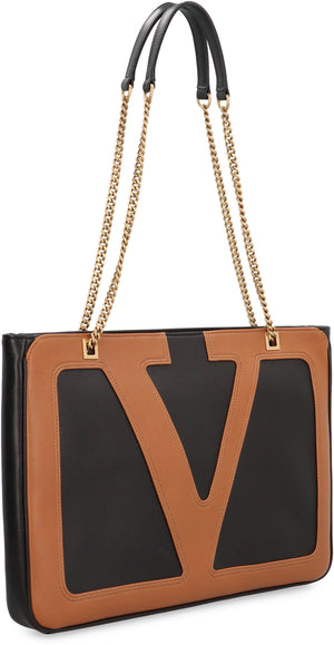 VALENTINO Viva Superstar Medium Leather Tote Handbag 37cm x 26cm