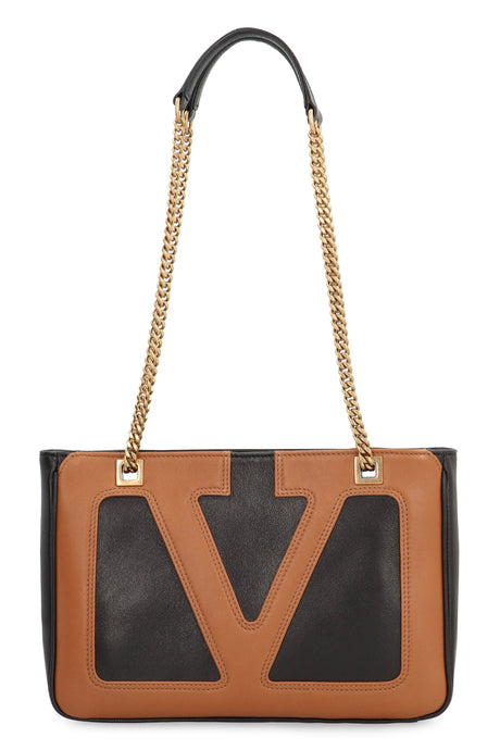 VALENTINO Mini Smooth Leather Tote Handbag