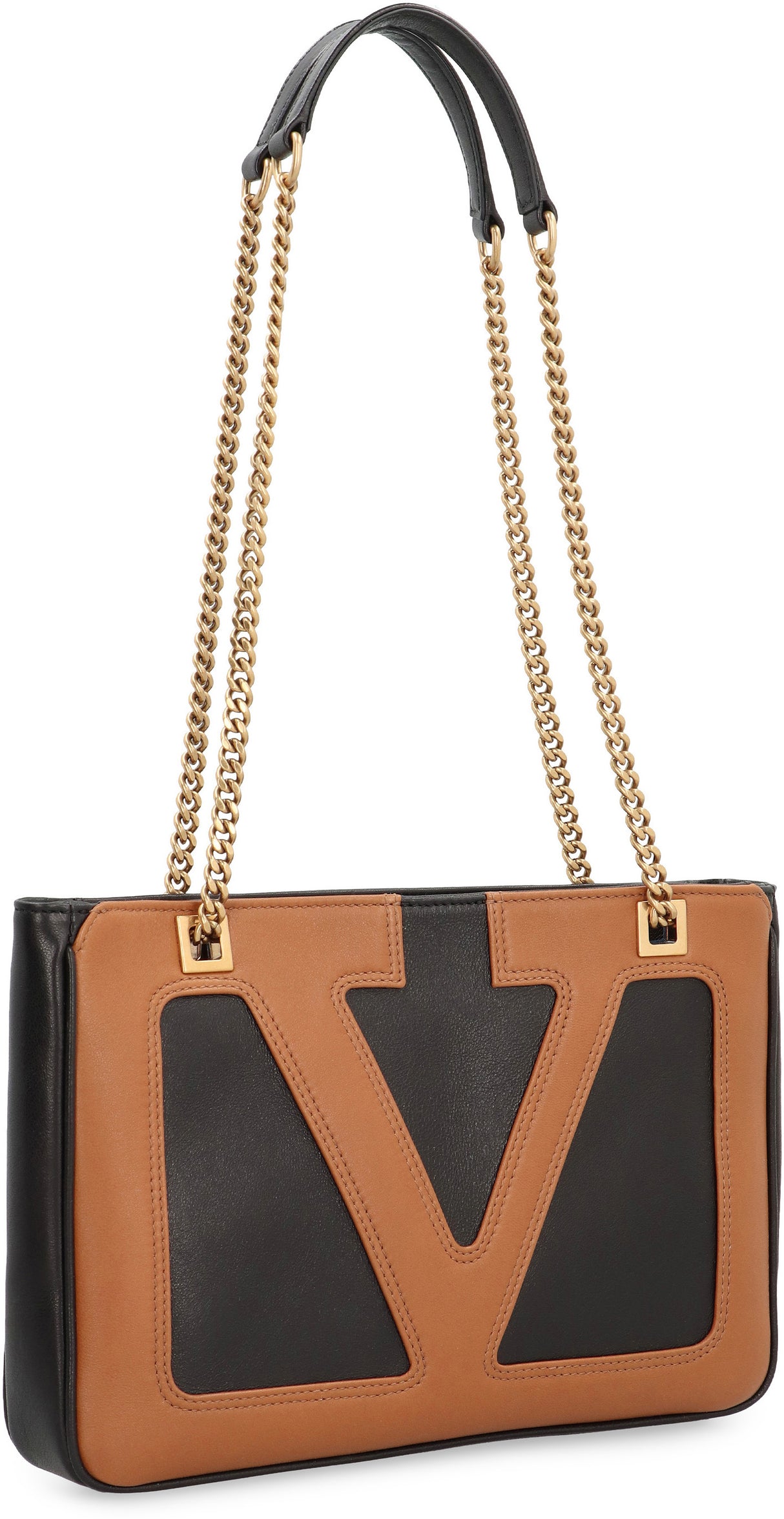 VALENTINO Mini Smooth Leather Tote Handbag