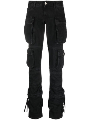 THE ATTICO Low-Waist Cargo Jeans - Size 27