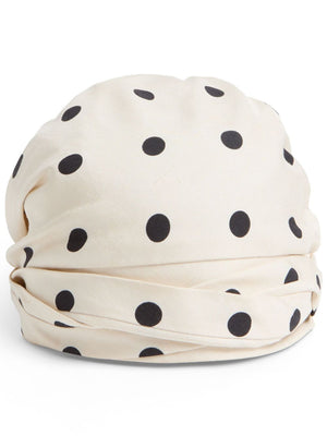 VALENTINO GARAVANI Braided Silk Headband with Polka Dot Print