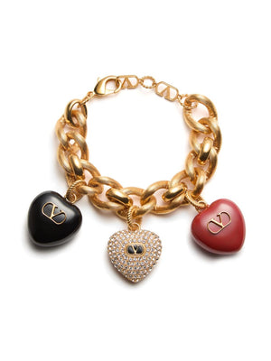 VALENTINO GARAVANI Curb Chain Vlogo Signature Bracelet