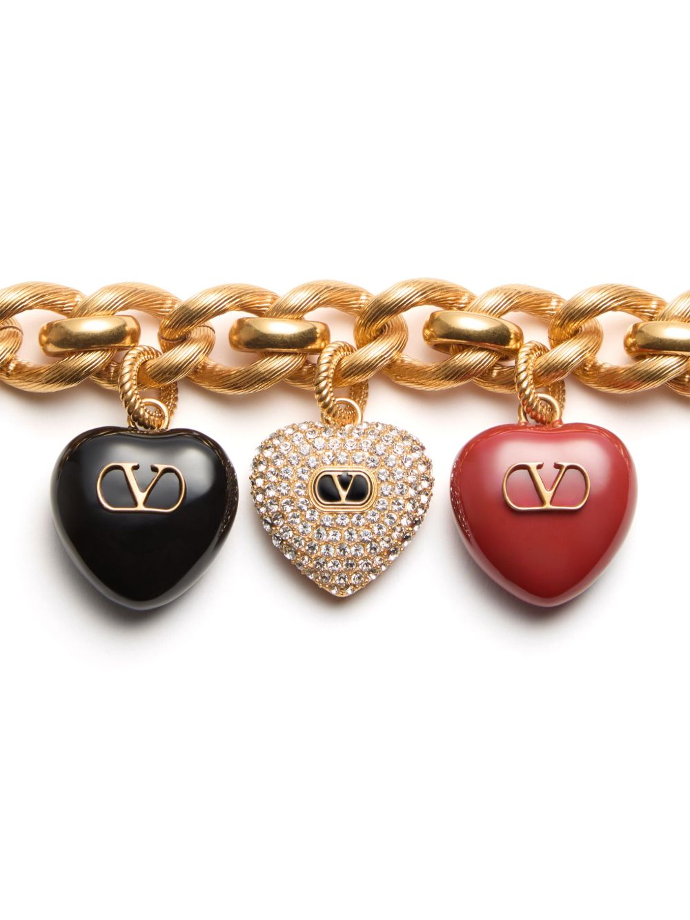 VALENTINO GARAVANI Curb Chain Vlogo Signature Bracelet