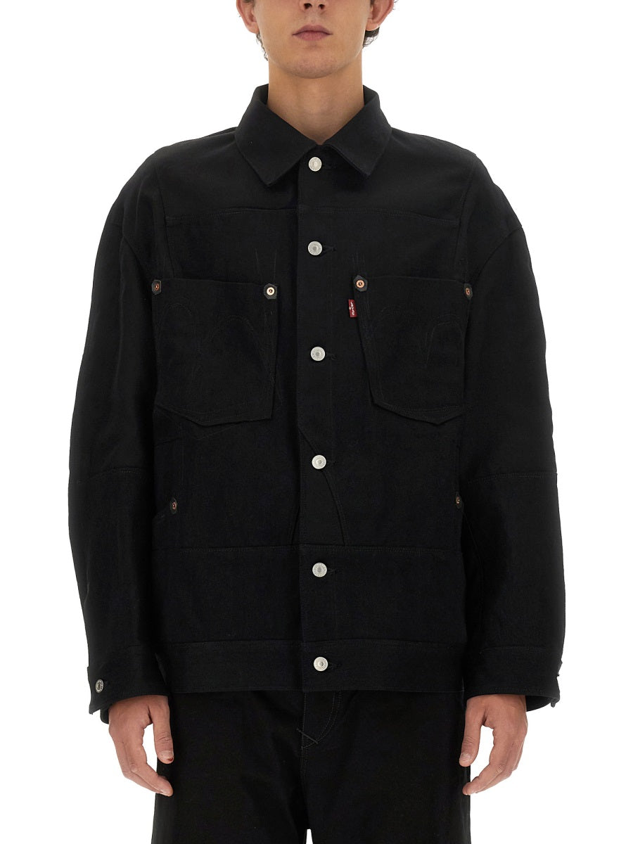 JUNYA WATANABE MAN Men's Wool Jacket - Size L