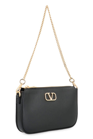 VALENTINO Vlogo Signature Mini Leather Crossbody Handbag