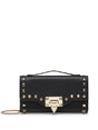 VALENTINO GARAVANI Rockstud Leather Mini Wallet on Chain