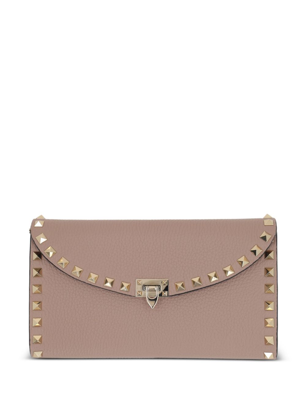 VALENTINO GARAVANI Mini Rockstud Leather Handbag with Detachable Shoulder Strap