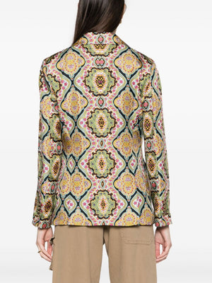 ETRO Multicolor Silk Jacket for Women - SS24 Collection