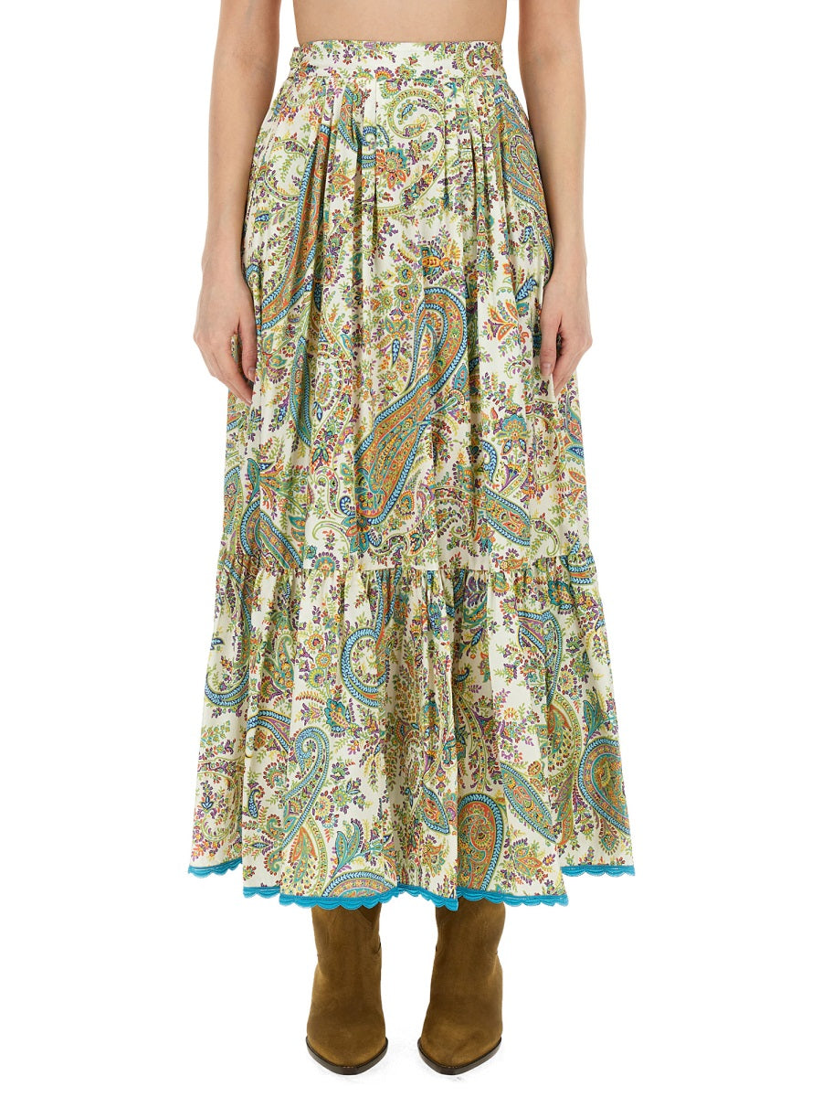 ETRO Elegant Long Skirt - Size 40 IT