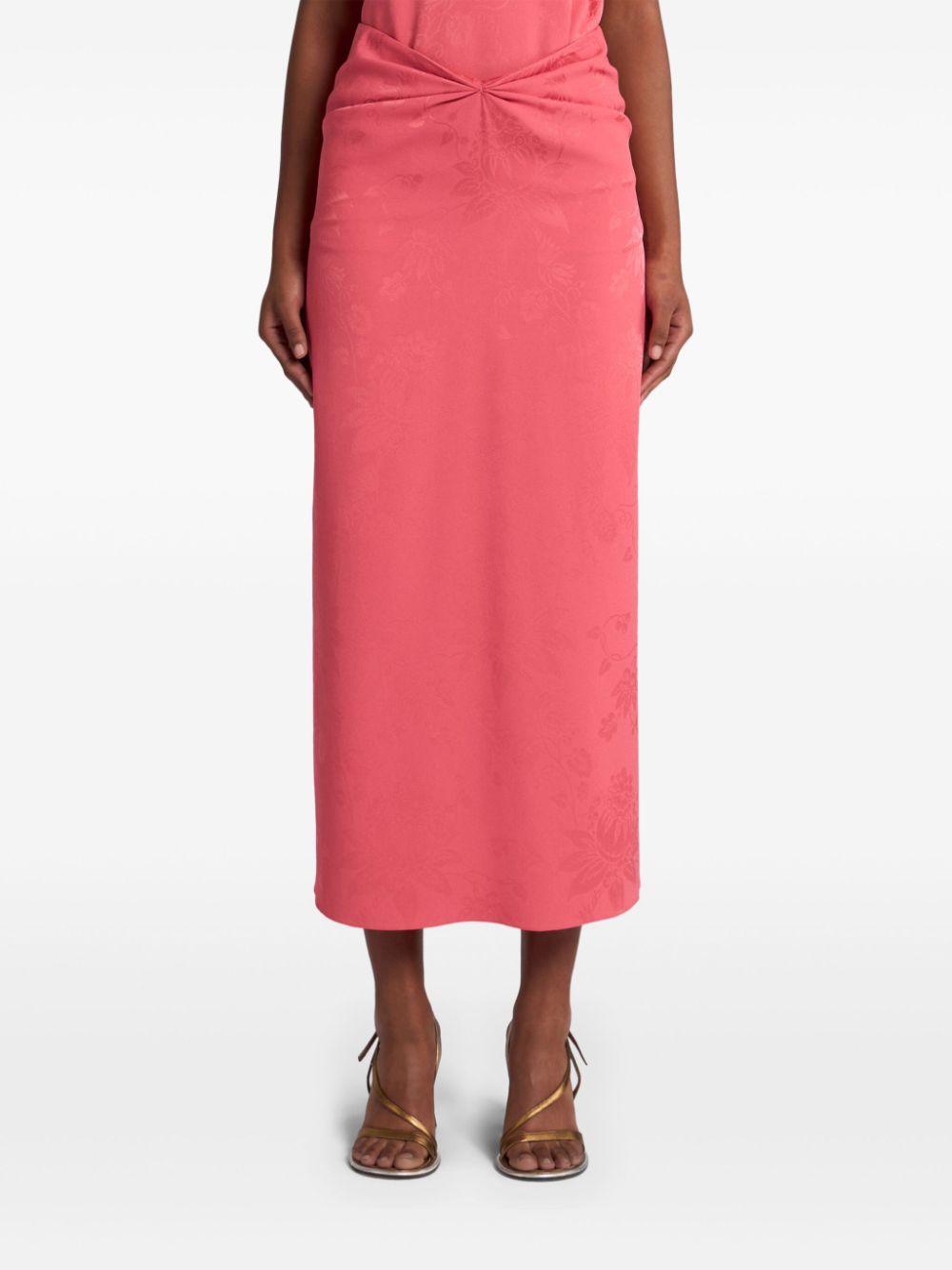 ETRO Long Coral Leaf Skirt for Women - SS25 Collection