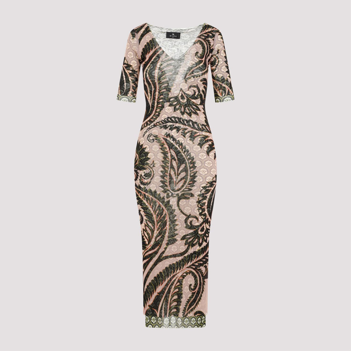 ETRO Multicolor Print Midi Dress - SS24 Collection