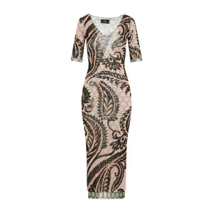 ETRO Multicolor Print Midi Dress - SS24 Collection