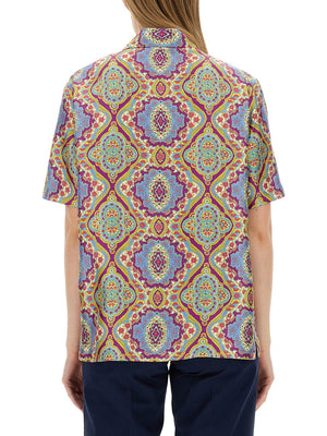 ETRO Silk Printed Shirt - Size 40 IT