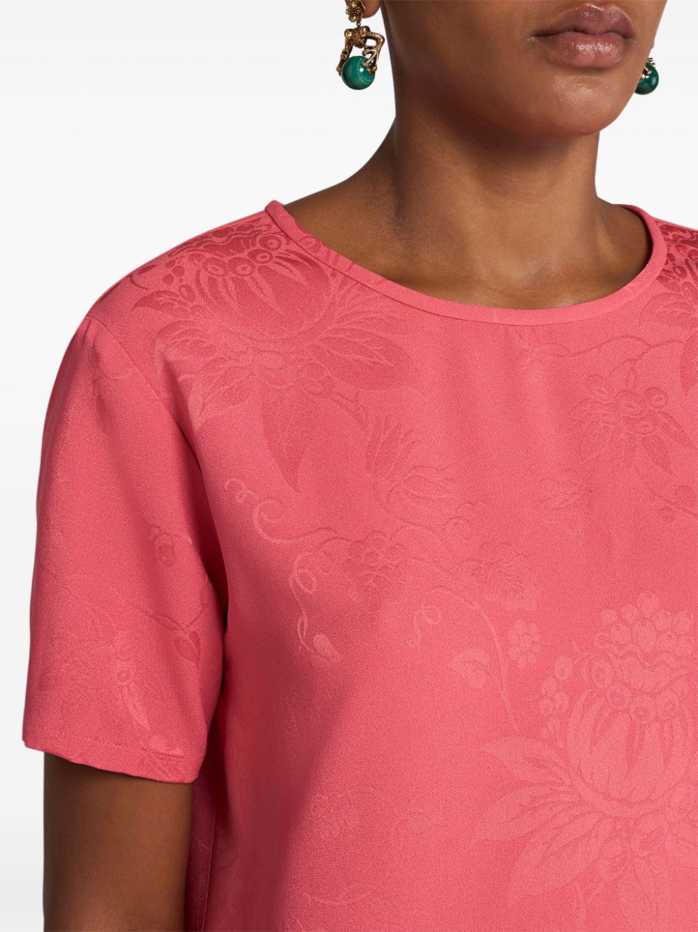 ETRO Coral Leaves Women's Top - SS25 Collection